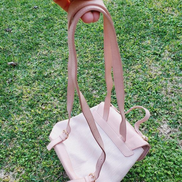 LC Lauren Conrad Tara Backpack - Mini Backpack Pink - Magnetic Snap Closure - Picture 5 of 5